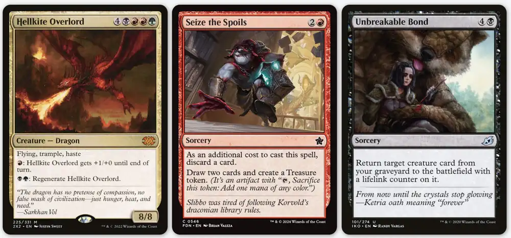Reanimator example cards