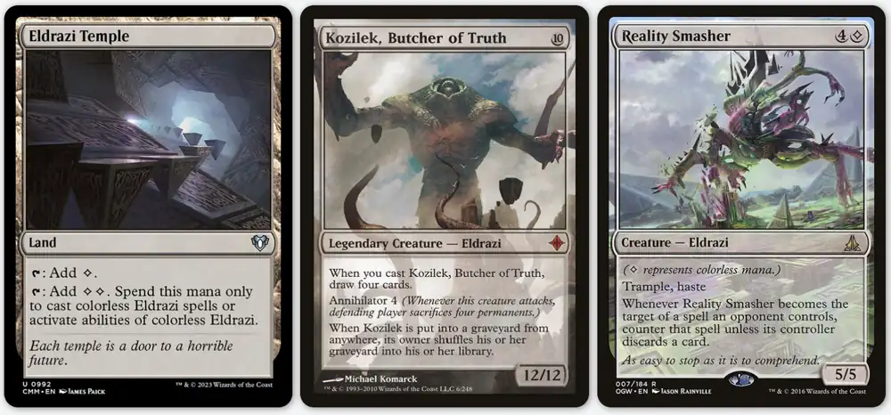 Eldrazi example cards