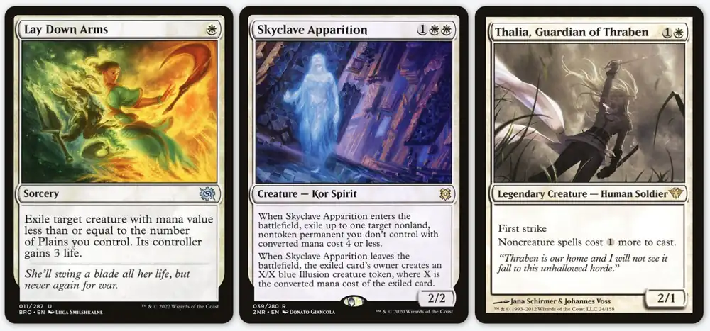 Death and Taxes example cards