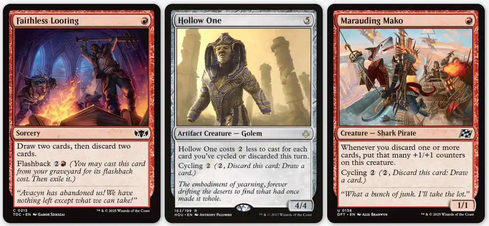 Hollow One example cards