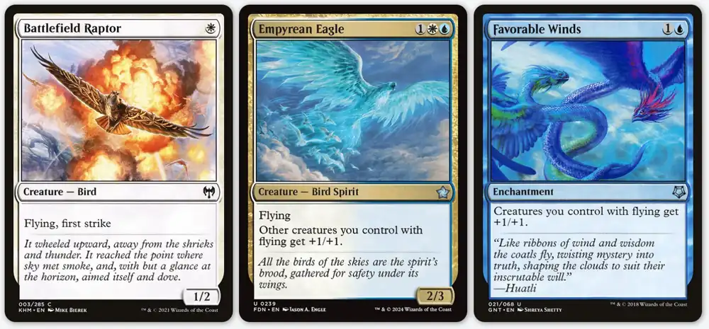 Favorable Winds example cards