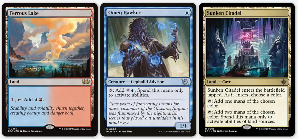 Omen Hawker example cards