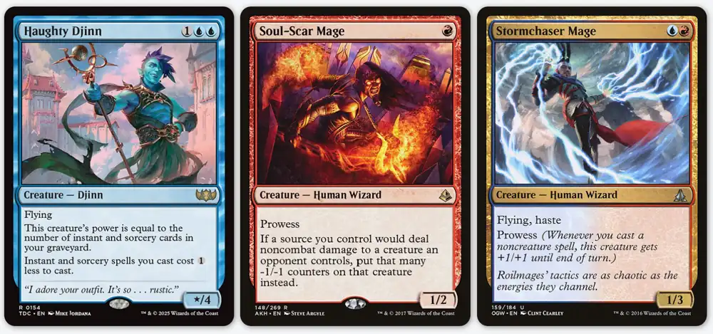 Izzet Spellslinger example cards