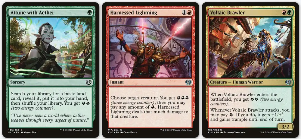 Energy example cards